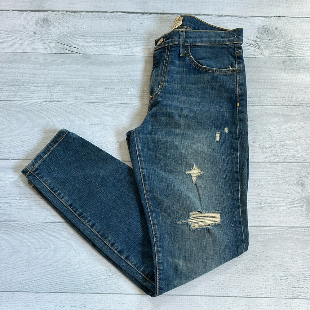 Current/Elliot The High Waist Stiletto Skinny Jeans 70s Sz‎ 27